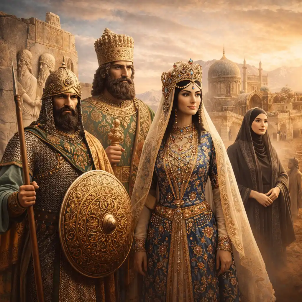 تاریخچه پوشاک در ایران،لباس ایرانیان